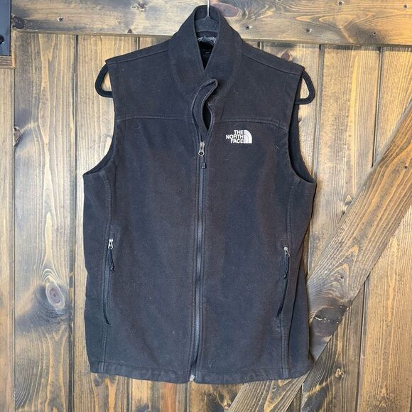 The North Face Men's Fleece Vest Full Zip Front Pockets - Picture 1 of 7
